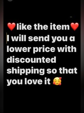 $4.99 SHIPPING and discounts on bundles. It never hurts to make an offer.💕🛍️